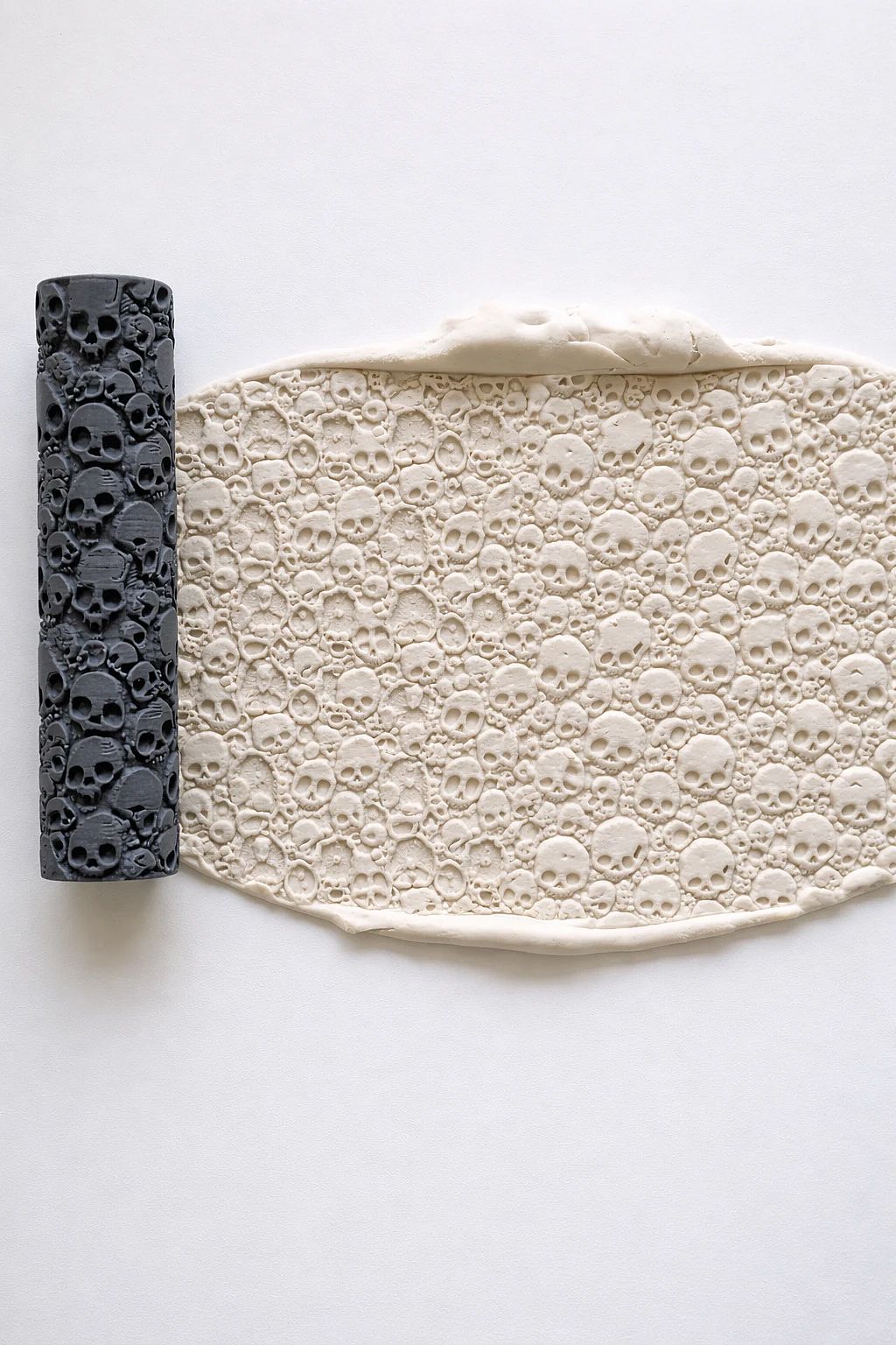 Skull Design Texture Roller for Clay, Fondant & Pottery Imprint Tool | InDecorBD