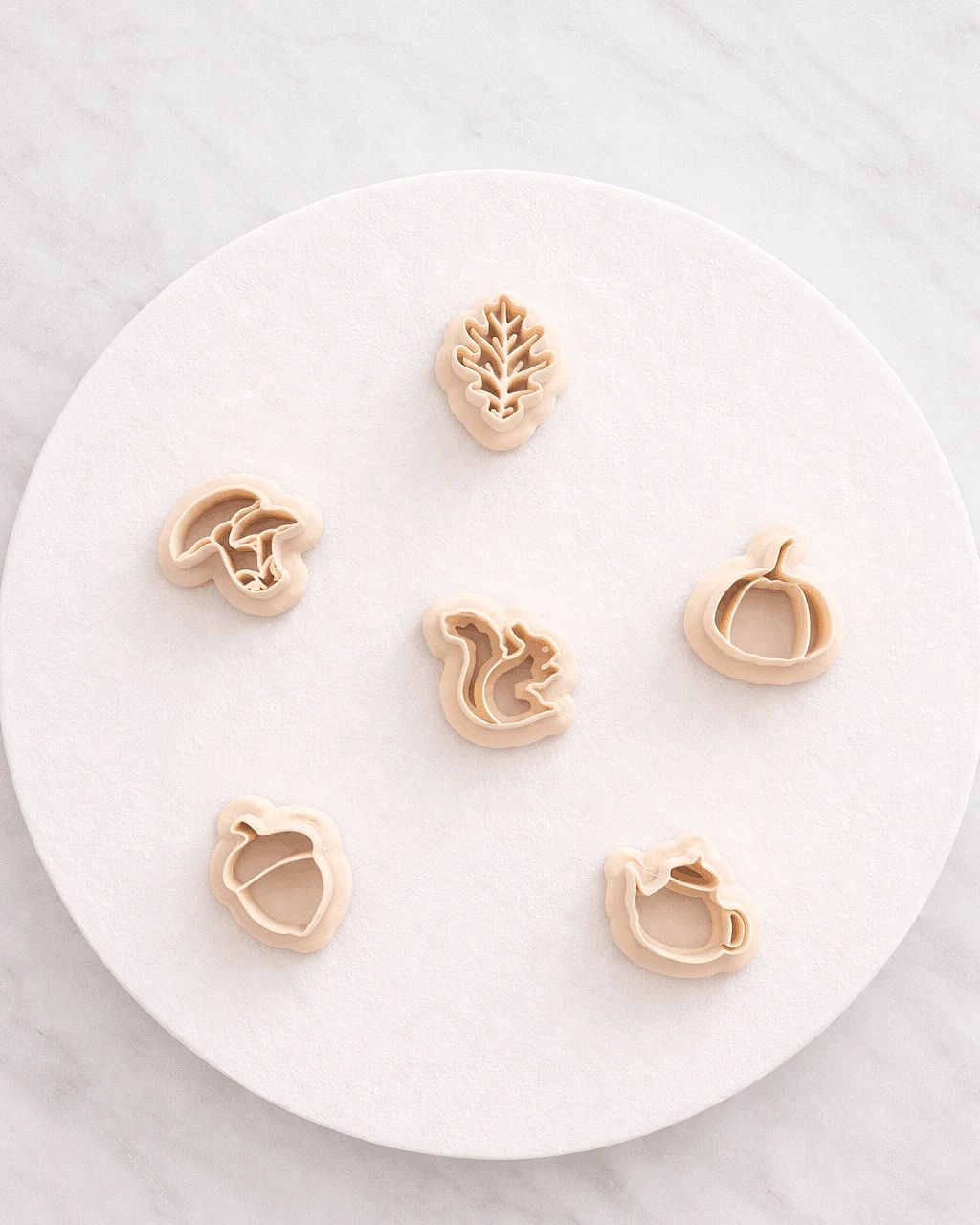 Autumn Mini Polymer Clay Cutter Set – 6 Pcs Craft & Jewelry Tool | InDecorBD