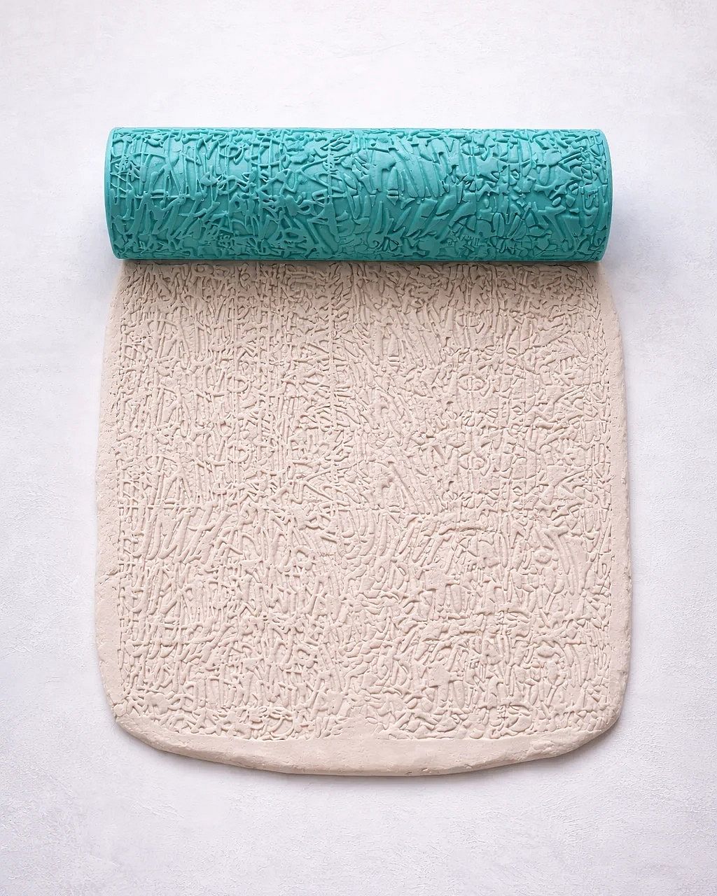 Heavy Abstract Texture Roller for Cookie, Chocolate, Fondant & Clay – Pattern Roller