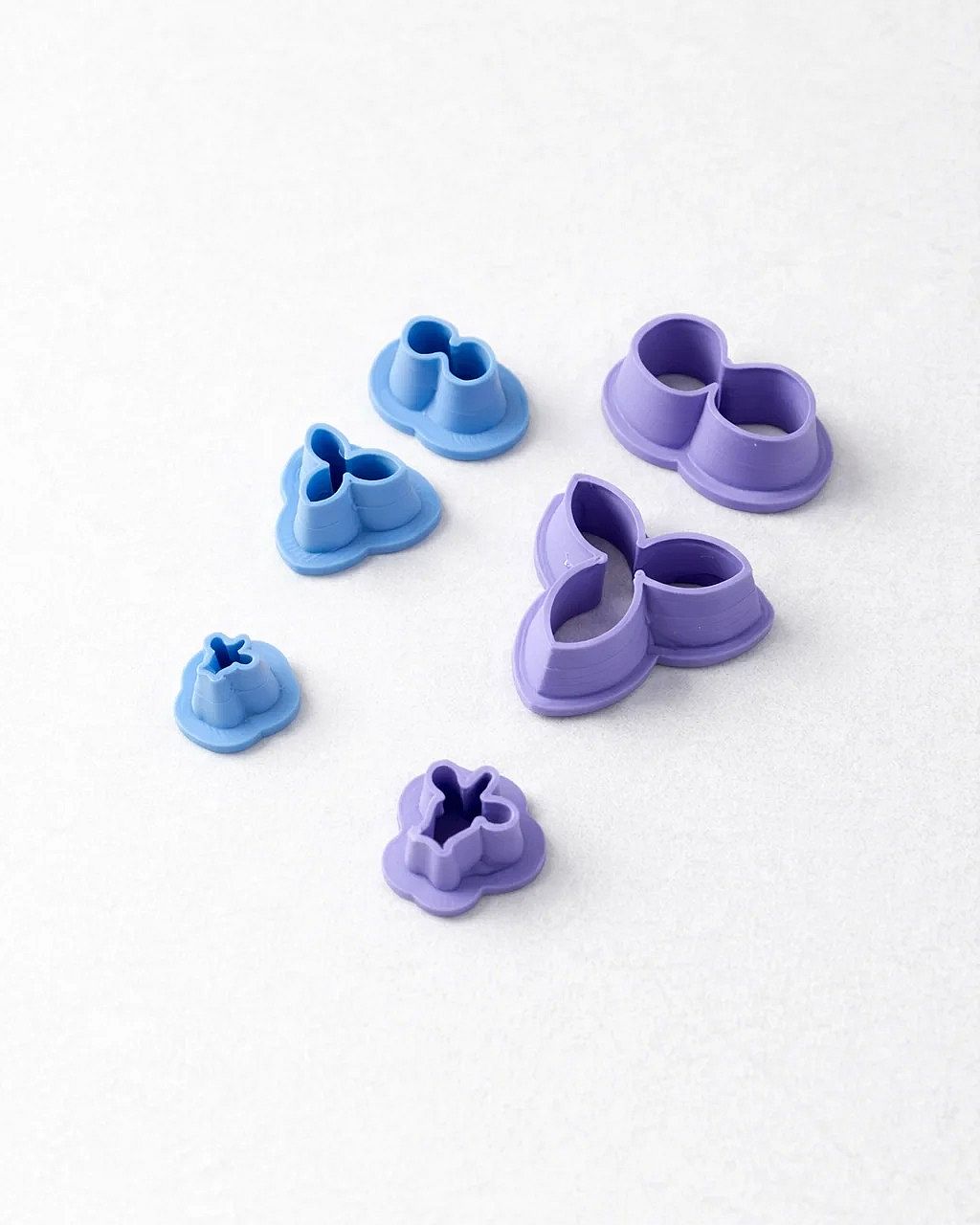 Orchid Flower Petal Clay Cutter Set – 6 Pcs Polymer Clay & Fondant Tool | InDecorBD